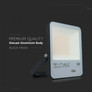 LED Прожектор със сензор за светлина 100W 6500К 100LM/W SAMSUNG ЧИП Черно Тяло SKU 20177 V-TAC