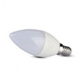 LED Bulb - SAMSUNG CHIP 5.5W E14 Plastic Dimmable Candle 4000K