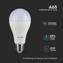 LED Bulb - SAMSUNG CHIP 17W E27 A65 Plastic 4000K Dimmable