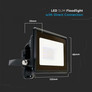 10W LED Floodlight SAMSUNG CHIP Black Body 3000K