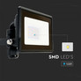 10W LED Floodlight SAMSUNG CHIP Black Body 3000K