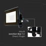 10W LED Floodlight SAMSUNG CHIP Black Body 3000K