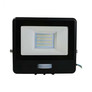 20W LED PIR Sensor Floodlight SAMSUNG CHIP Black Body 3000K 1M Cable