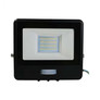 20W LED PIR Sensor Floodlight SAMSUNG CHIP Black Body 6500K 1M Cable