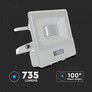 10W LED PIR Sensor Floodlight SAMSUNG CHIP White Body 3000K 1M Cable