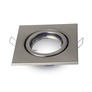 GU10 Housing Square Movable Satin Nickel                     