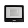 50W LED PIR Sensor Floodlight SAMSUNG CHIP Black Body 3000K 1M Cable