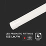SKU 20363 30W LED Линейно Тяло SAMSUNG ЧИП 120см Пластик Бърза Връзка + Кабел 4000K 155LM/WATT с марка V-TAC