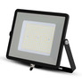 100W LED Floodlight SMD SAMSUNG CHIP G2 SLIM  Black Body 4000K