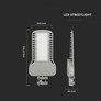 LED Street Light SAMSUNG CHIP 5 Years Warranty - 150W SLIM 4000K 135LM/W