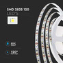SKU 212624 LED Лента SMD2835 - 120/1 24V IP20 6500K Двойно PCB 10М Ролка с марка V-TAC