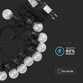 0.4W/BULB STRING LIGHT 5M 10 BULBS 3000K