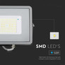 LED Прожектор 50W 4000К SAMSUNG ЧИП Сиво Тяло SKU 21764 V-TAC