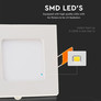 6W LED Premium Panel Downlight - Square 3000K