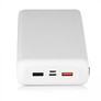 30K Mah Jumbo Powe Bank Dual USB White