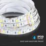 SKU 212552 LED Лента 5050 - 60/1 12V IP20 RGB + 4000K A++ с марка V-TAC