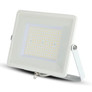100W LED Floodlight SMD SAMSUNG CHIP G2 SLIM  White Body 4000K