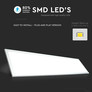 LED Panel 29W 1200x300mm A++ 120Lm/W 6400K incl Driver 6PCS/SET
