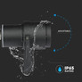 SKU 217544 12W  Градинска Лампа Тип Колче Черно Тяло 3000К с марка V-TAC