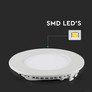 22W LED Slim Panel Light Round 6400K