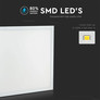 SKU 6604 LED Панел 40W 595x595мм 110Lm/W 6400K IP66 с марка V-TAC