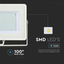 SKU 21415 100W LED Floodlight SMD SAMSUNG CHIP G2 White Body 3000K  V-TAC