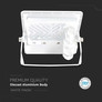 SKU 20271 20W LED PIR Sensor Floodlight SAMSUNG CHIP White Body 4000K V-TAC