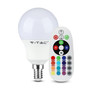 LED Крушка E14 4.8W E14 P45 A80 Candle Dimming Brightness RF Control RGB + 3000K SKU 212775 V-TAC