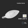 LED Крушка E14 4.5W 3000K Кендъл 3Бр/Блистер SKU 2142151 V-TAC