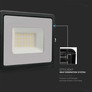 30W LED Floodlight SMD E-Series G2 Black Body 6500K