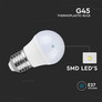 LED Крушка E27 4.5W 3000K G45 3PCS/PACK SKU 217362 V-TAC