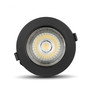 LED Downlight - SAMSUNG CHIP 10W COB Reflector Black Housing 3000K