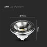 LED Spotlight - AR111 12W GU10  2700K