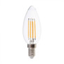 LED Крушка Е14 4W 6400К Filament Кендъл SKU 214414 V-TAC
