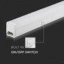 7W LED Batten Fitting Square SAMSUNG CHIP T5 60cm 3000K