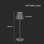 2W Led Table Lamp (4400mA Battery) IP54 Green Body 3000K