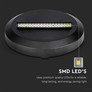 LED Осветление За Стъпала 2W 4000K Кръг Черно Тяло SKU 211316 V-TAC