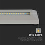 LED Осветление За Стъпала 3W 3000K Кръг Сиво Тяло SKU 211331 V-TAC