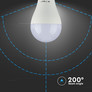 LED Крушка Е27 15W 4000К A60 блистер от 3 броя SKU 212820 V-TAC