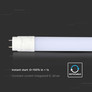 LED Пура T8 10W 3000К 60 см Nano Пластик Без Ротационна SKU 216392 V-TAC