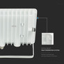 LED Прожектор 50W 6400K Бяло Тяло SKU 6754 V-TAC