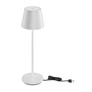 2W Led Table Lamp (4400mA Battery) IP54 White Body 3000K