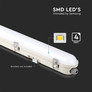 LED Waterproof Fitting SAMSUNG CHIP - 120CM 36W Sensor Milky Cover + SS Clips 4000K