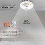 40W LED COB Downlight Reflector  A++ Round 6000K