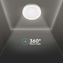 LED Плафон С Дистанционно 20W-40W-20W 3 в 1 Сменяем Спектър Борд SKU 2114761 V-TAC