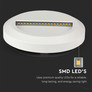 2W LED Step Light White Body Round 3000K