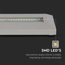 3W LED Step Light Grey Body Round Рectangular 4000K