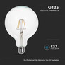 LED Крушка E27 12.5W 3000K Филамент G125 SKU 217453 V-TAC