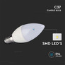 LED Bulb - 2.9W E14 Plastic Candle 4000K