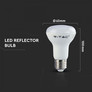 LED Bulb - SAMSUNG CHIP 8.5W E27 R63 Plastic 4000K